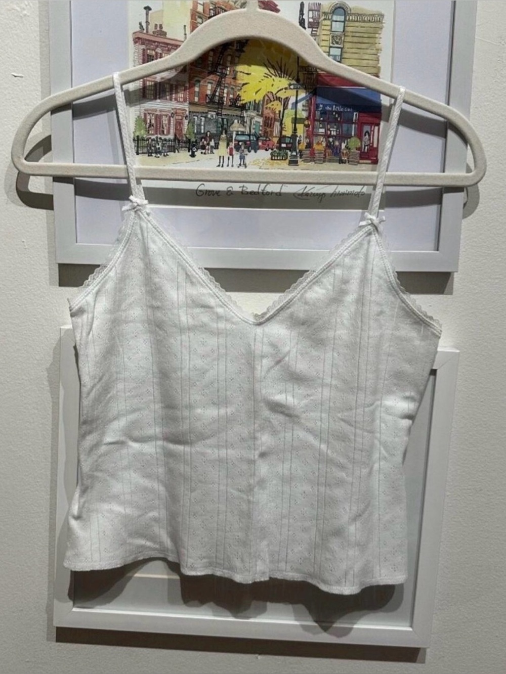 Coucou Intimates Long Cami White